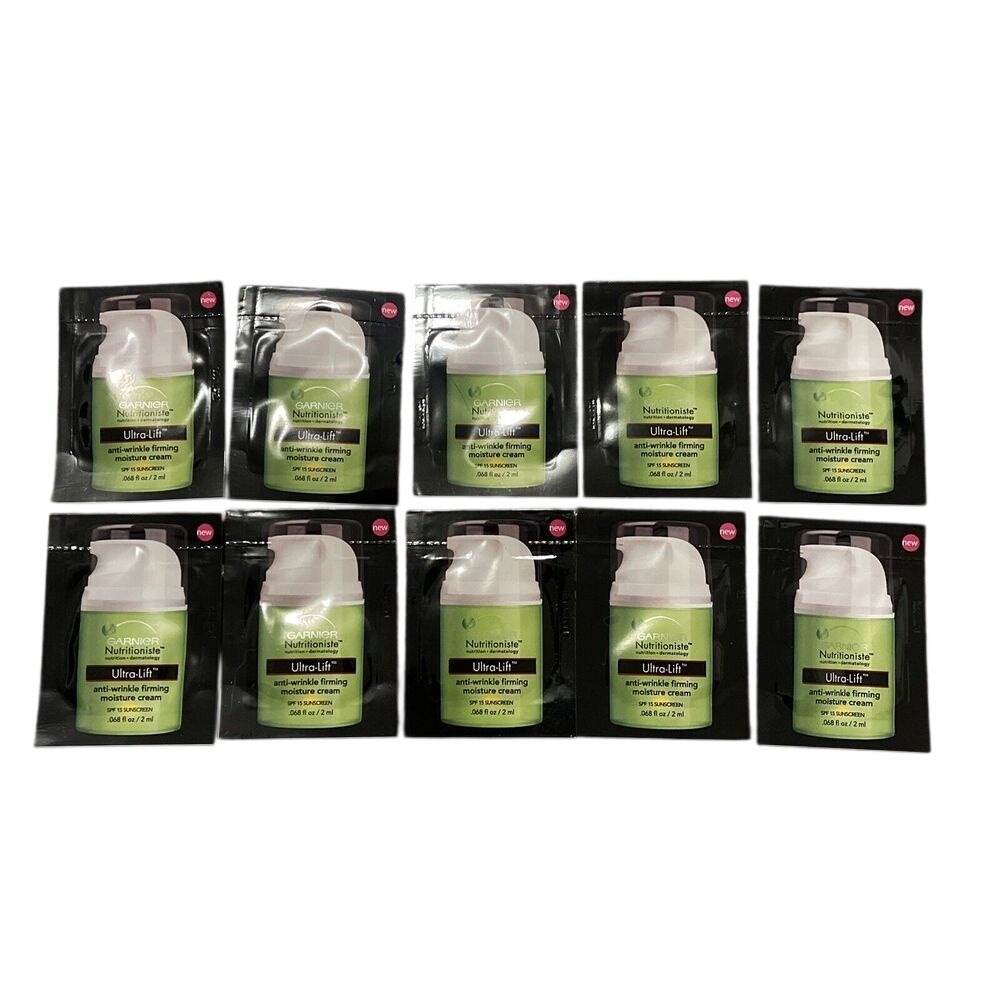 10x Garnier Nutritioniste Ultra-Lift Anti Wrinkle‎ Firming Moisture Cream .7oz